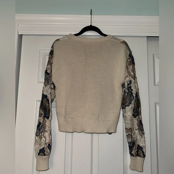 See By Chloe Floral Lace Sweater - Picture 2 of 6